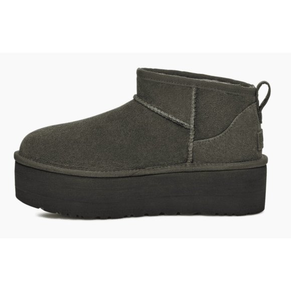 UGG Classic Ultra Mini Platform Color: FOREST NIGHT - Picture 4 of 5